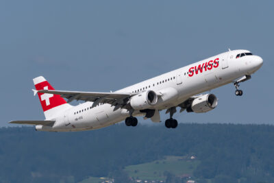 Swiss A321 HB-IOC ZRH 010921