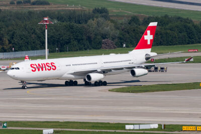 Swiss A343 HB-JMB ZRH 010921