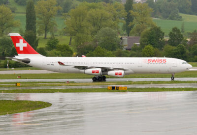 Swiss A343 HB-JME ZRH 130510