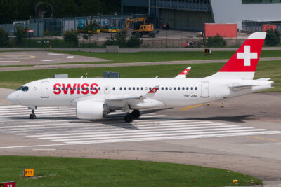 Swiss CS100 HB-JBA ZRH 200817