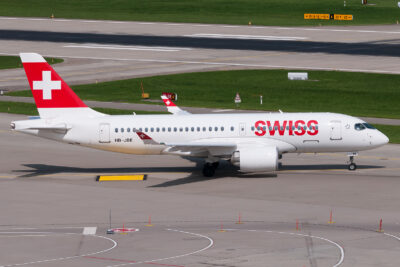 Swiss CS100 HB-JBE ZRH 200817