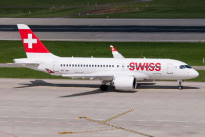 Swiss CS100 HB-JBH ZRH 200817