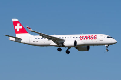 Swiss CS300 HB-JCB ZRH 010921