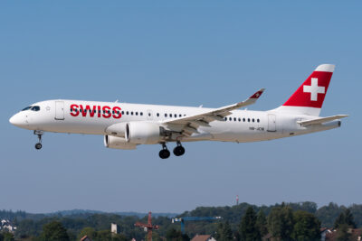 Swiss CS300 HB-JCM ZRH 020921a