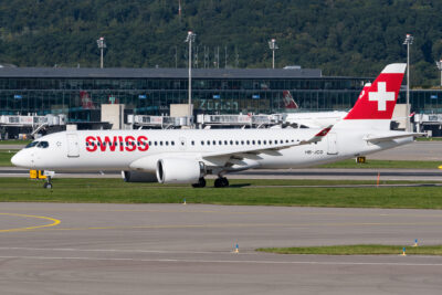 Swiss CS300 HB-JCO ZRH 010921
