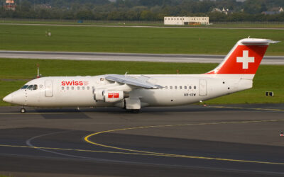 Swiss RJ100 HB-IXW DUS 290807