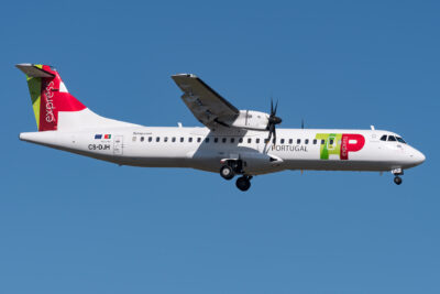 TAPPortugalExpress ATR72 CS-DJH LIS 170618