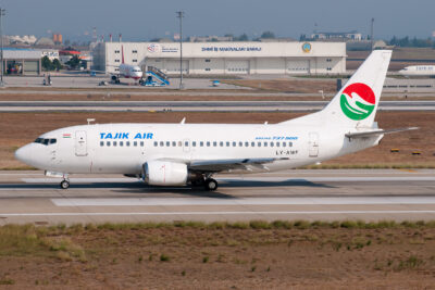 TajikAir 735 LY-AWF IST 031012