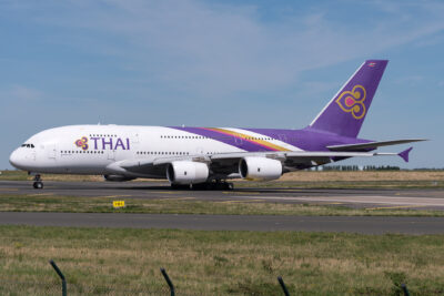 Thai A380 HS-TUC CDG 300819