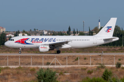 TravelService A320 YL-LCA AYT 150915