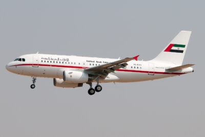 UnitedArabEmirates A319CJ A6-ESH SHJ 100214