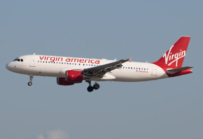 VirginAmerica A320 N629VA LAX 071010