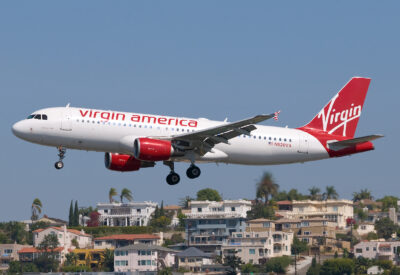 VirginAmerica A320 N629VA SAN 091009