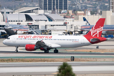 VirginAmerica A320 N635VA LAX 071009