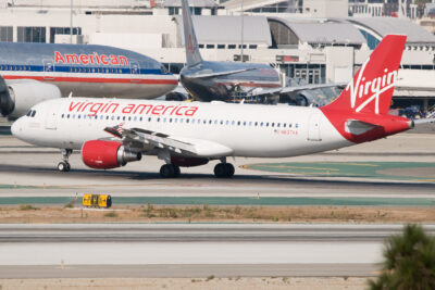 VirginAmerica A320 N637VA LAX 071009