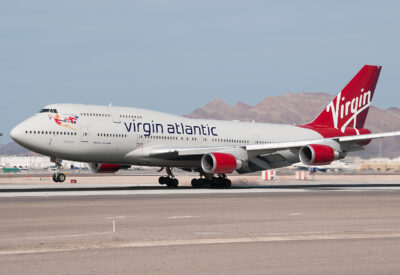 VirginAtlantic 744 G-VLIP LAS 130311