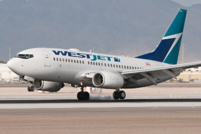 WestJet 73W C-FWSV LAS 240311
