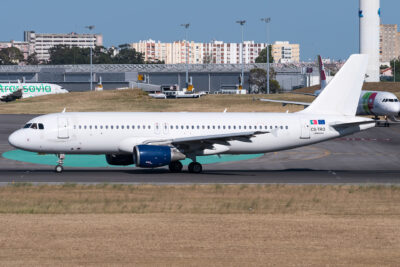 White A320 CS-TRO LIS 160618