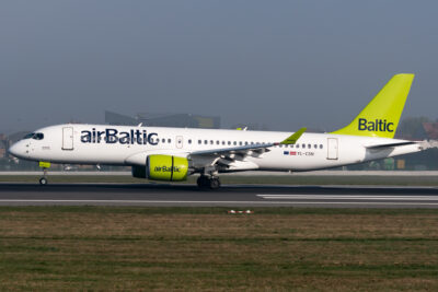 airBaltic A223 YL-CSN BRU 220319