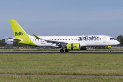 airBaltic CS300 YL-CSA AMS 300720