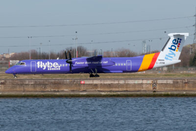 flybe Dash8-Q400 G-JEDM LCY 060315
