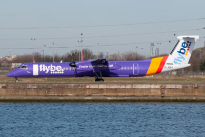flybe Dash8-Q400 G-JEDP LCY 060315