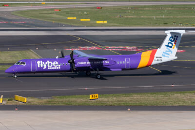 flybe Dash8-Q400 G-PRPN DUS 290918