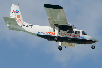 AnguillaAirService BN-2 VP-ACT SXM 030115