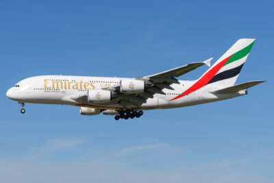 Emirates A388 A6-EUT DUS 240923
