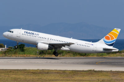 TradeAir A320 9A-BTK RHO 020923