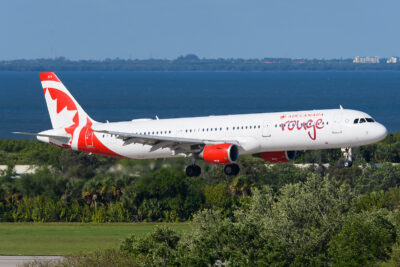 AirCanadaRouge A321 C-FYXF TPA 240324