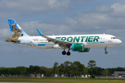 Frontier A20N N301FR SRQ 250324a