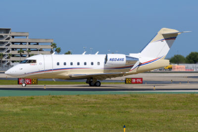 Private CL600 N604HS TPA 250324