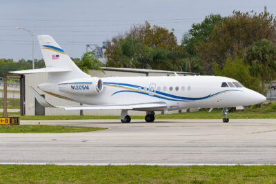 Private Falcon2000EX N1205M BCT 280324