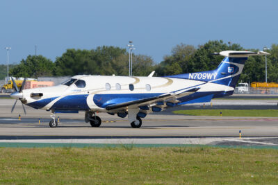 Private PC-12 N709WY TPA 250324