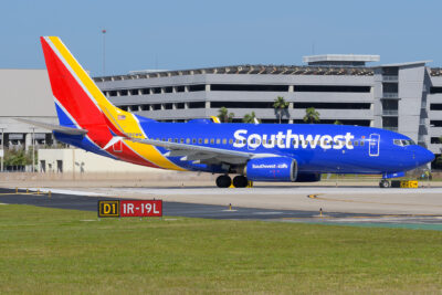 Southwest 73W N290WN TPA 250324