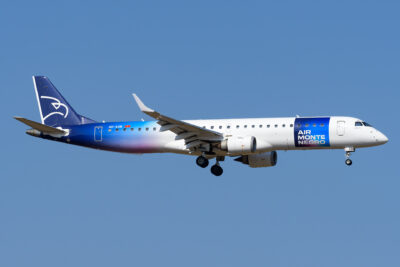 AirMontenegro E195 4O-AOB FCO 020824