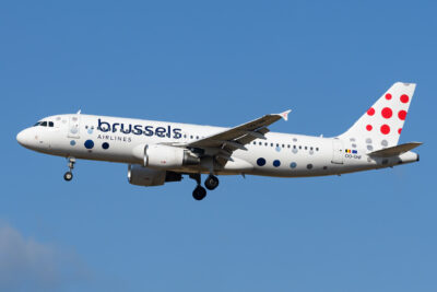 BrusselsAirlines A320 OO-SNF FCO 020824