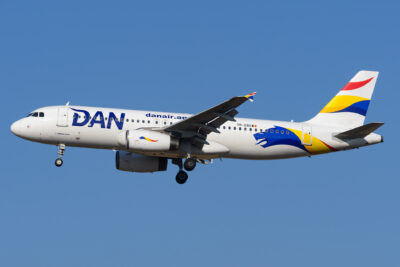 DANair A320 YR-DSE FCO 020824