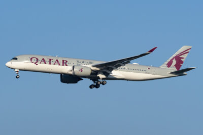 Qatar A359 A7-ALY FCO 020824