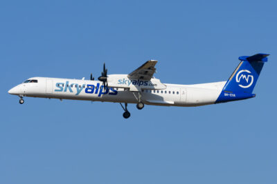 skyalps Dash8-Q400 9H-EVA FCO 020824